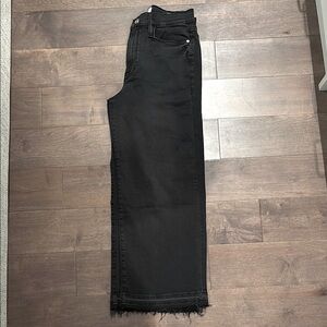 Frame Denim Black Ankle & Cropped Jeans